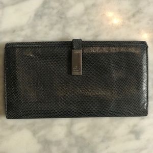 Vintage Gucci snakeskin wallet